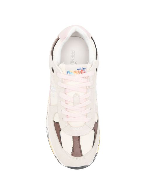 Sneakers bambino Premiata Diva marrone e rosa PREMIATA kids | DIVA35239520X